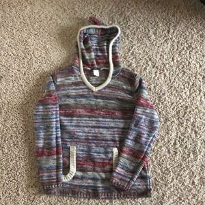 Venus multicolored sweater with hood